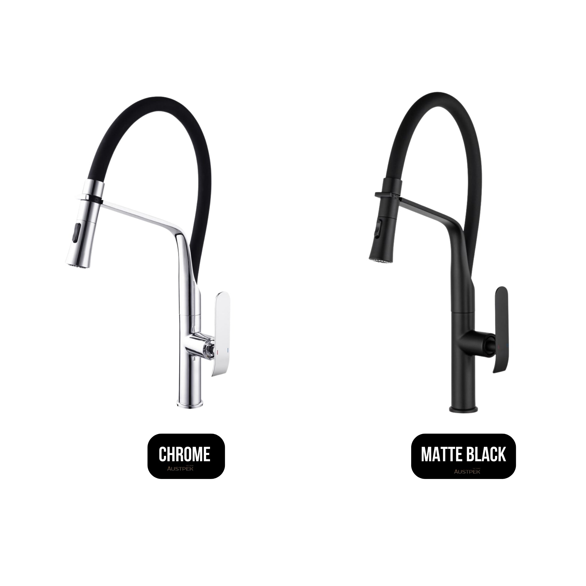 AQUAPERLA PULL OUT KITCHEN MIXER 481MM CHROME