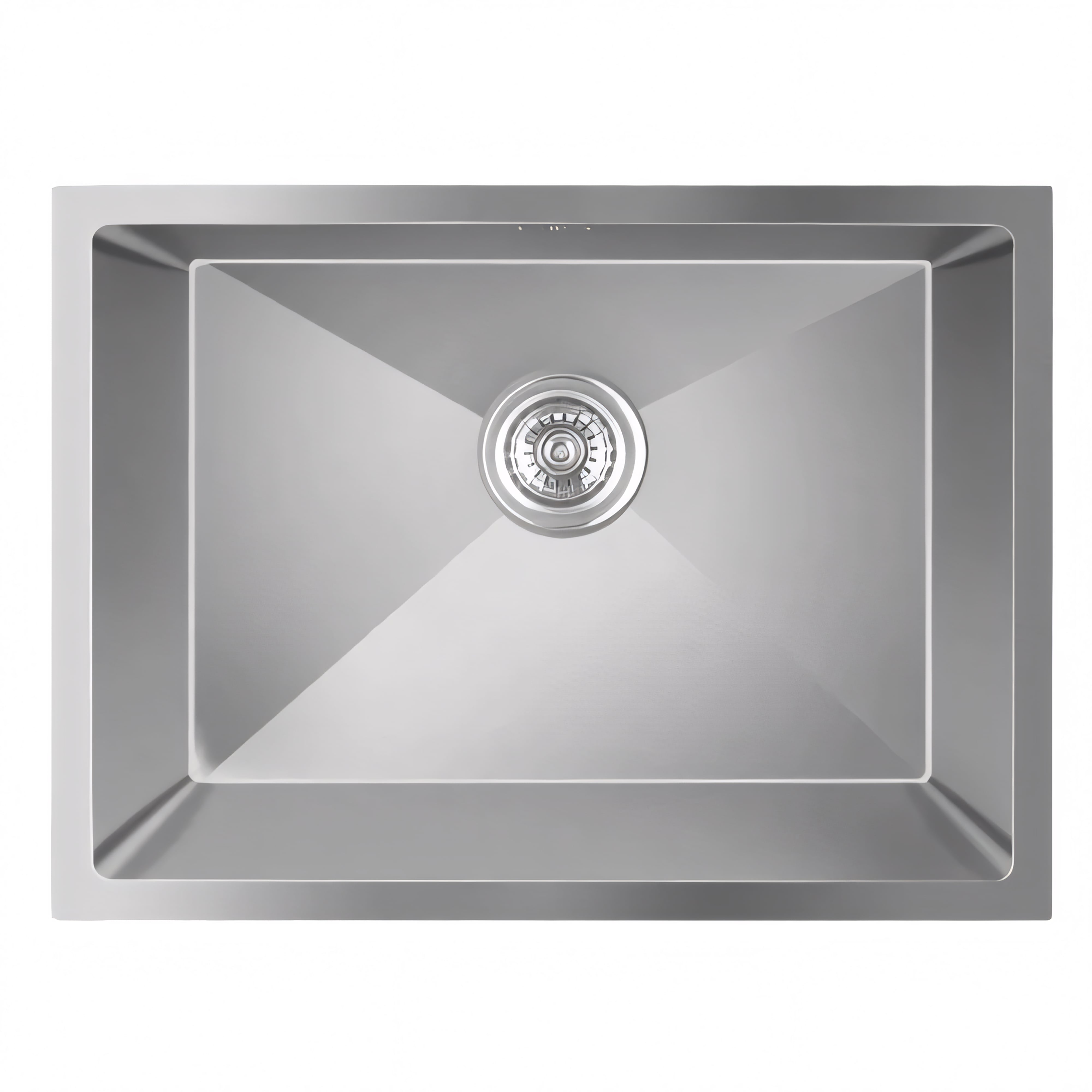 AQUAPERLA T304 SINGLE BOWL KITCHEN SINK STAINLESS STEEL 580MM