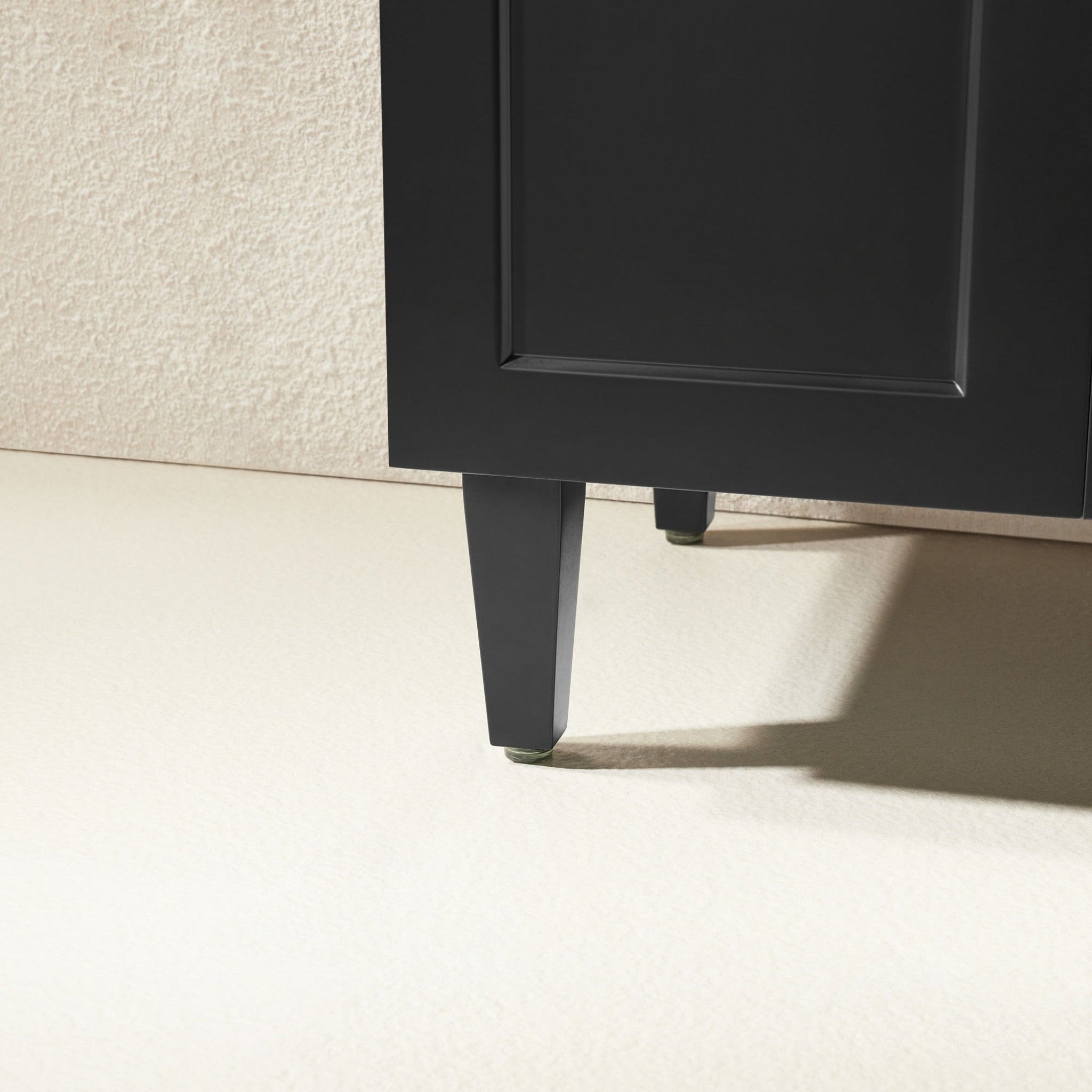 CETO HARRINGTON MATTE BLACK 600MM SINGLE BOWL FLOOR STANDING VANITY