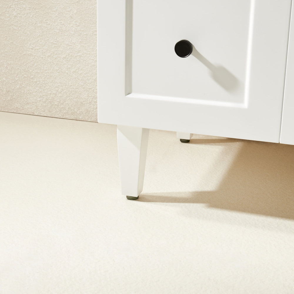 CETO HARRINGTON MATTE WHITE 900MM RIGHT HAND DRAWER SINGLE BOWL FLOOR STANDING VANITY