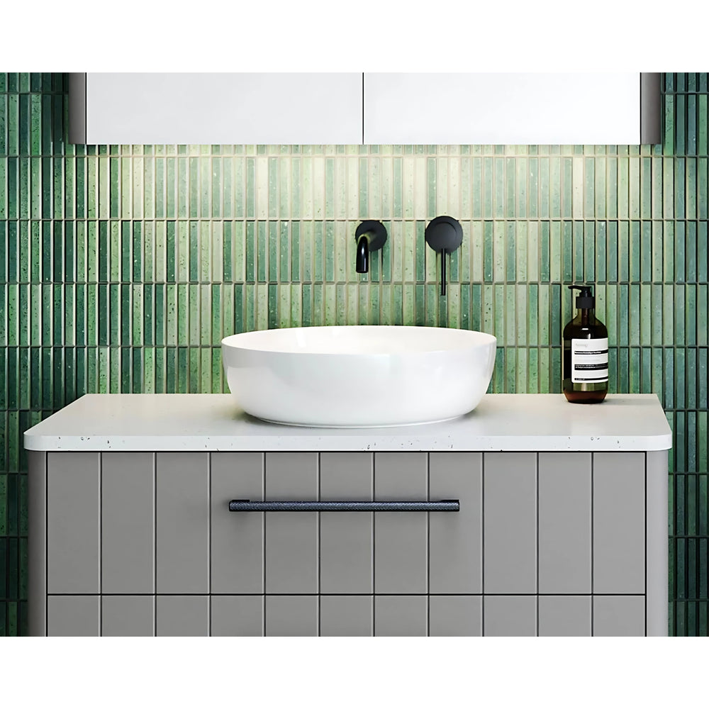 TIMBERLINE CHASE ABOVE COUNTER BASIN GLOSS WHITE 400MM