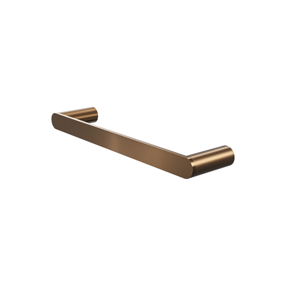 LINSOL CIRCLE HAND TOWEL RAIL 300MM AGED BRONZE