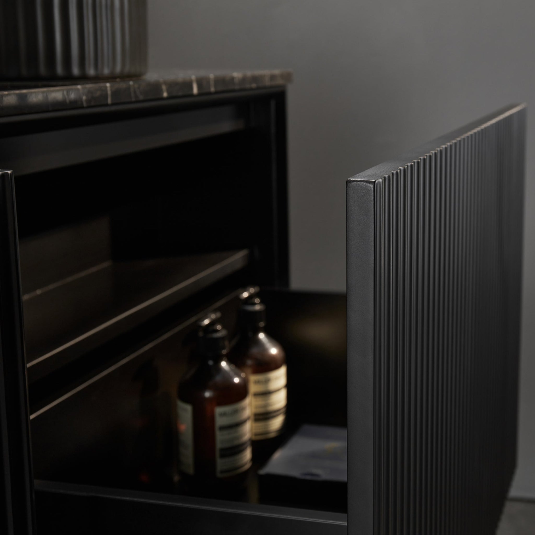 CETO KIRRIBILLI MATTE BLACK 1500MM DOUBLE BOWL WALL HUNG VANITY