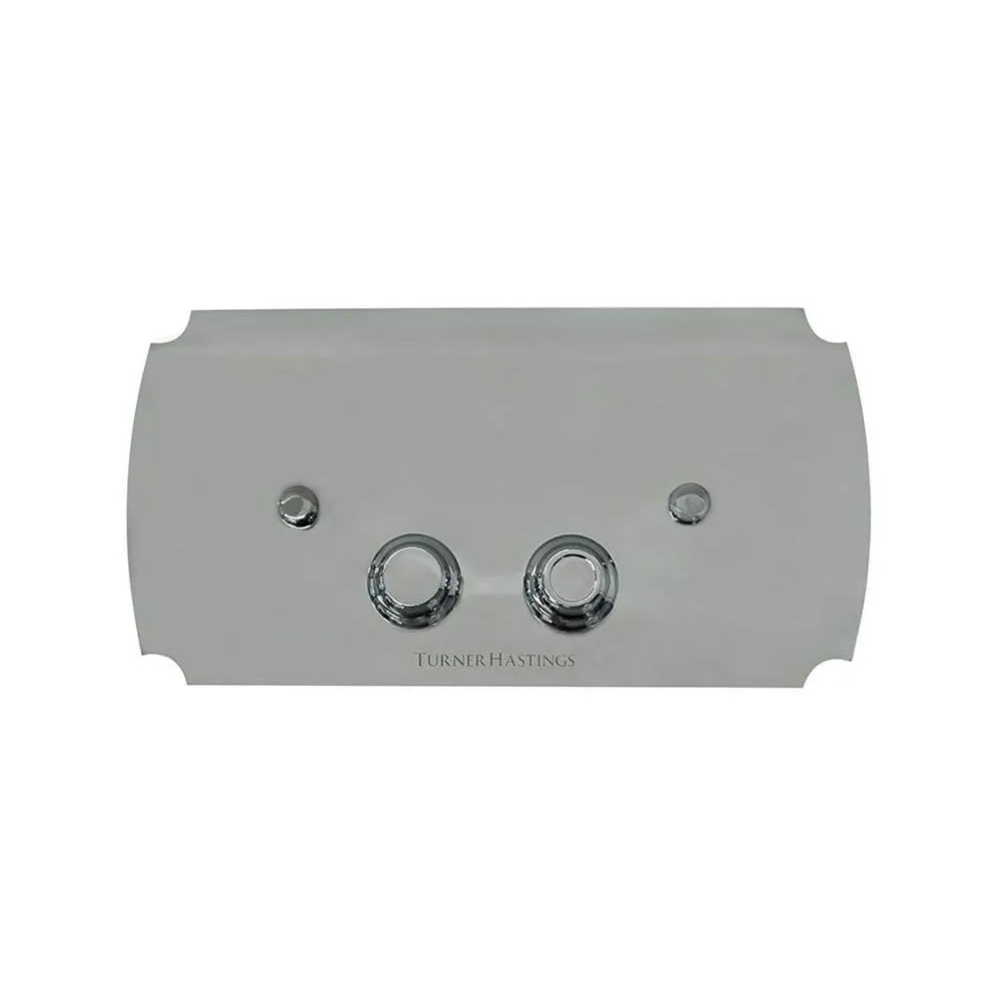 TURNER HASTINGS CLAREMONT MECHANICAL FLUSH PLATE 330MM CHROME