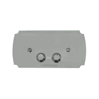 TURNER HASTINGS CLAREMONT MECHANICAL FLUSH PLATE 330MM CHROME