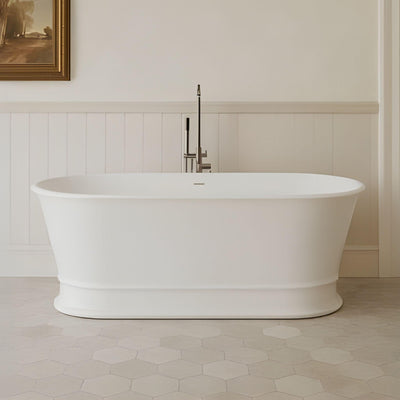 TURNER HASTINGS CLAREMONT MAGNACAST FREESTANDING BATHTUB GLOSS WHITE 1704MM