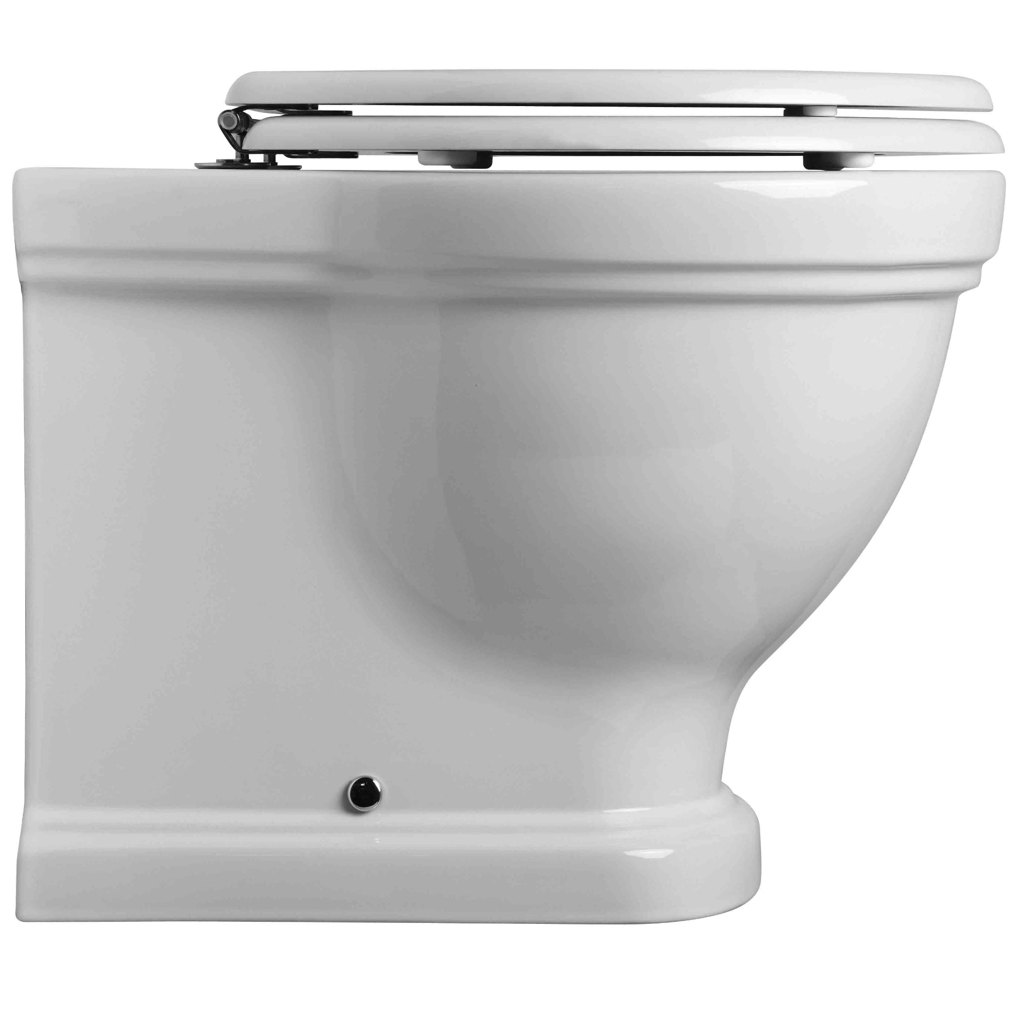 TURNER HASTINGS CLAREMONT WALL FACED PAN GLOSS WHITE