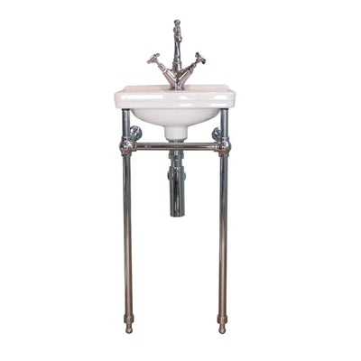 TURNER HASTINGS CLAREMONT NUOVO BASIN STAND CHROME 380MM