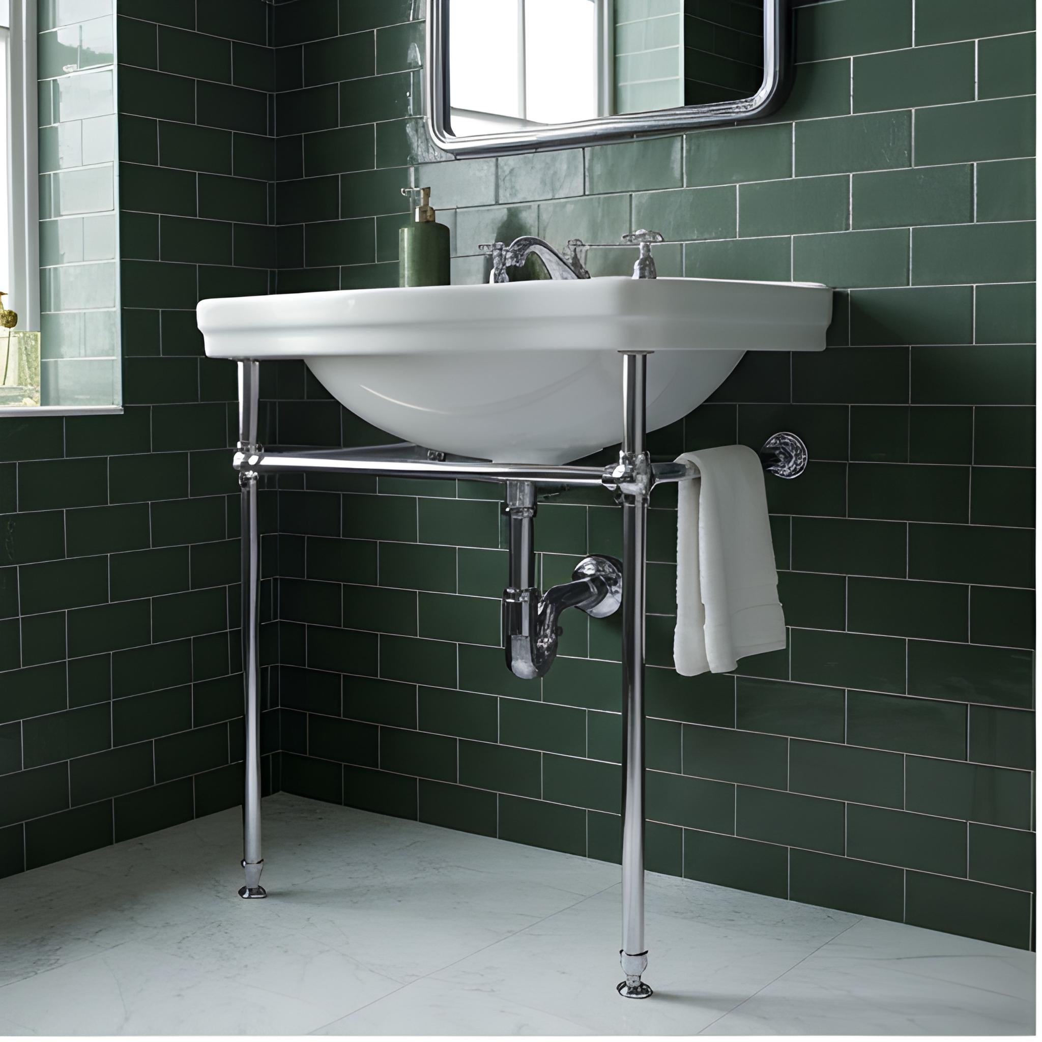 TURNER HASTINGS CLAREMONT NUOVO BASIN STAND CHROME 380MM