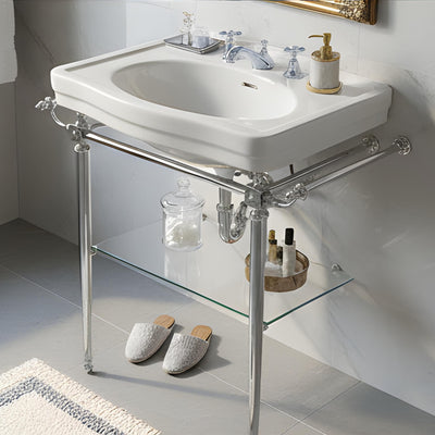 TURNER HASTINGS CLAREMONT ENGLISH BASIN STAND CHROME 580MM