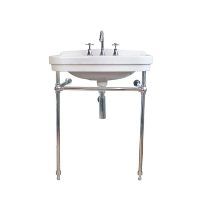 TURNER HASTINGS CLAREMONT NUOVO BASIN STAND CHROME 680MM