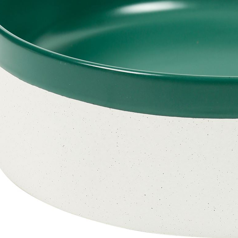 CLAYA COLOUR PLUS ROUND ABOVE COUNTER BASIN MATTE GREEN 370MM