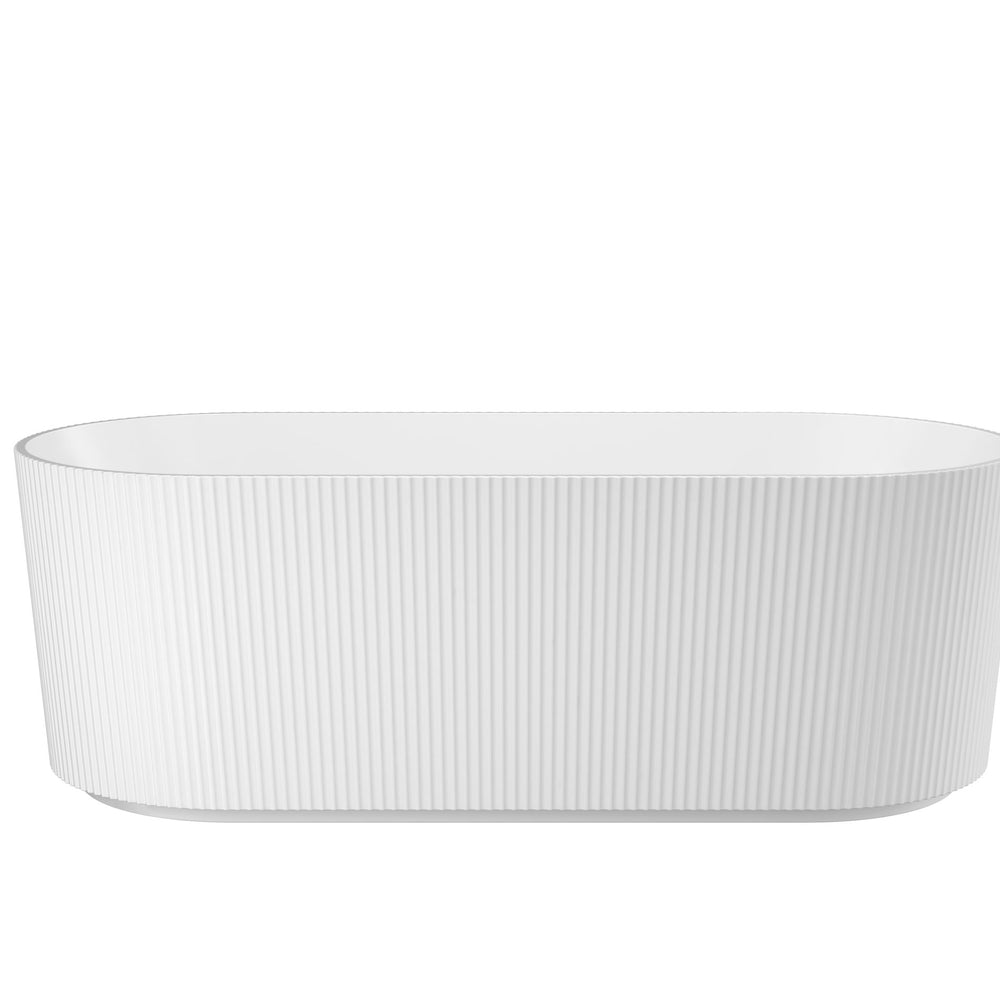 LINSOL CLEO FREESTANDING BATHTUB MATTE WHITE (AVAILABLE IN 1500MM AND 1700MM)