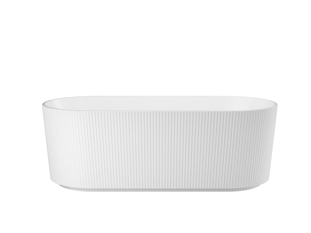 LINSOL CLEO FREESTANDING BATHTUB MATTE WHITE (AVAILABLE IN 1500MM AND 1700MM)