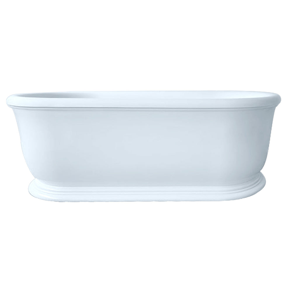 TURNER HASTINGS CAMDEN TITANCAST FREESTANDING OVERFLOW BATHTUB ALICE BLUE 1800MM