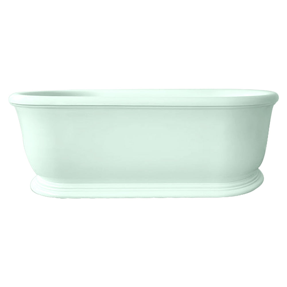 TURNER HASTINGS CAMDEN TITANCAST FREESTANDING OVERFLOW BATHTUB FROSTY MINT 1800MM