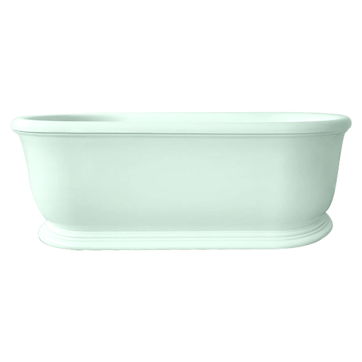 TURNER HASTINGS CAMDEN TITANCAST FREESTANDING OVERFLOW BATHTUB FROSTY MINT 1800MM
