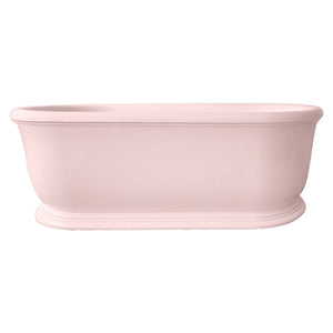 TURNER HASTINGS CAMDEN TITANCAST FREESTANDING NON OVERFLOW BATHTUB MISTY ROSE 1800MM
