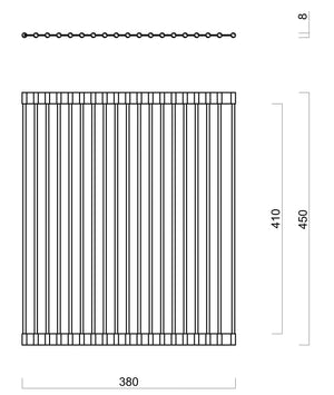 SCHOCK UNIVERSAL CONCERTINA STAINLESS STEEL