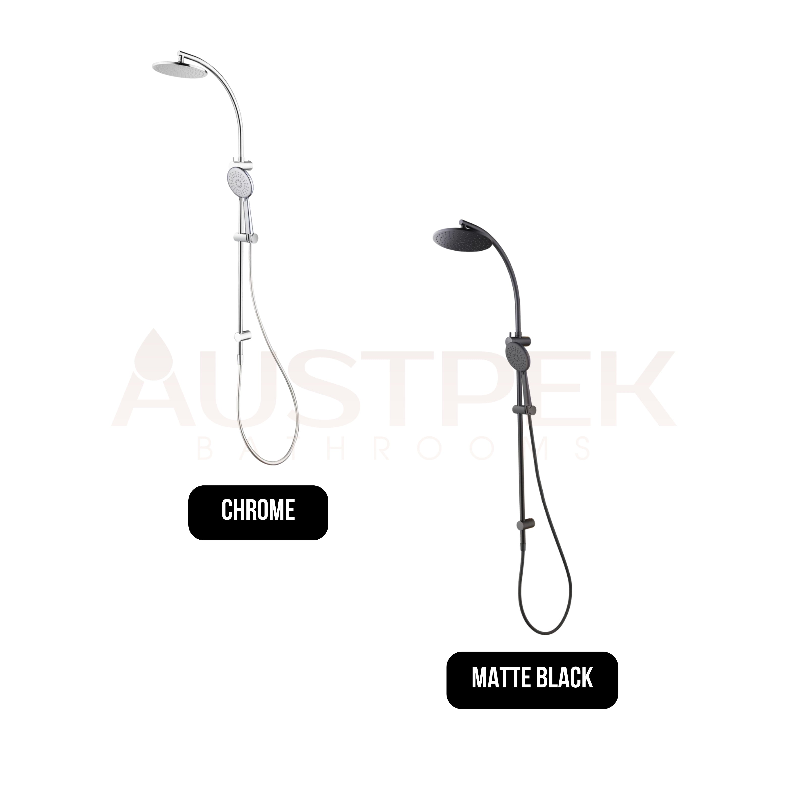 OLIVERI COPENHAGEN DUAL SHOWER SET CHROME