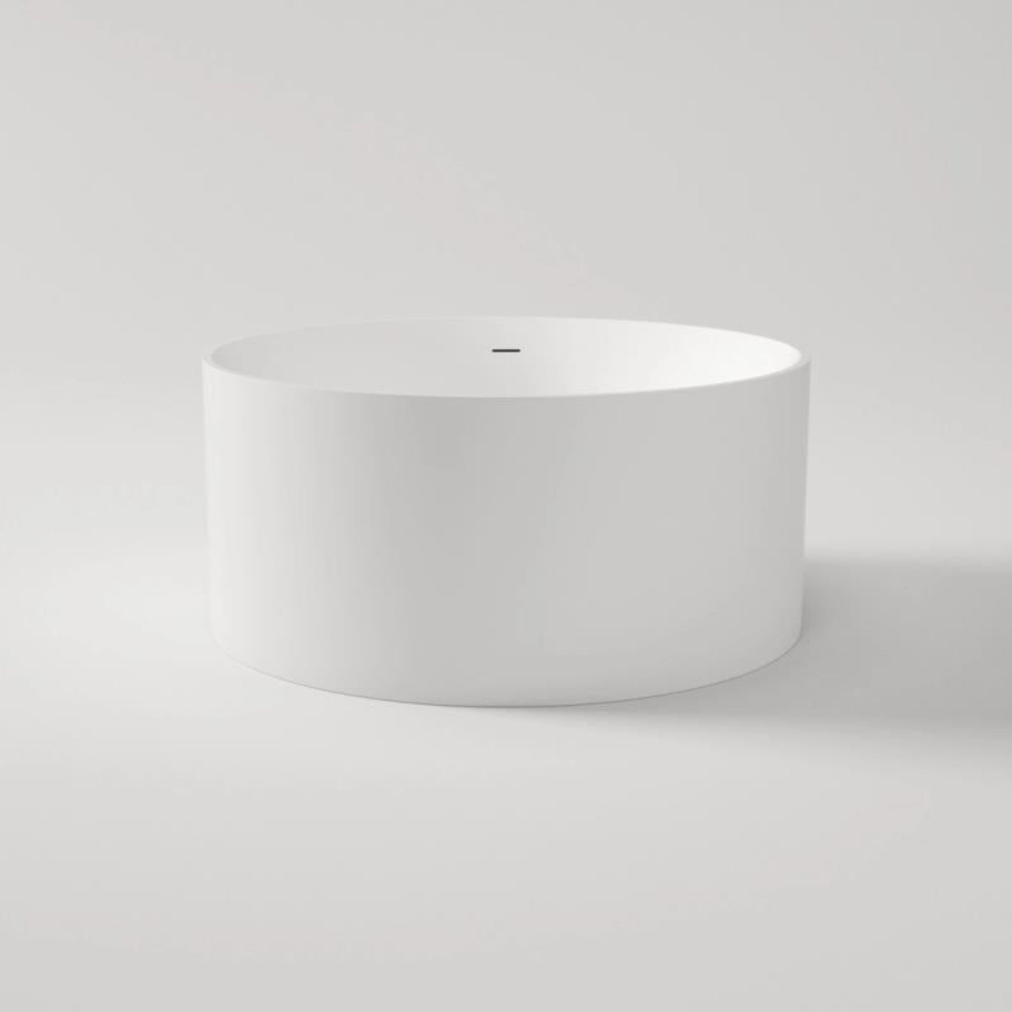 CETO COMO FREESTANDING BATHTUB MATTE WHITE OVERFLOW 1280MM