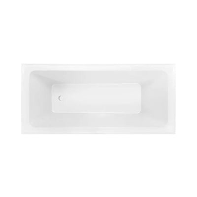 DECINA CORTEZ INSET BATH GLOSS WHITE (AVAILABLE IN 1520MM AND 1670MM)