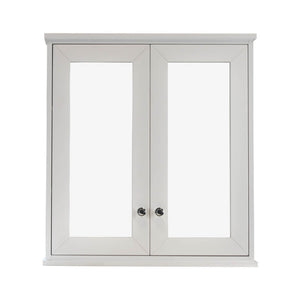TURNER HASTINGS COVENTRY SATIN WHITE MIRROR SHAVING CABINET 750X810MM