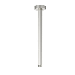 LINSOL CORSICA ROUND CEILING ARM 300MM BRUSHED NICKEL
