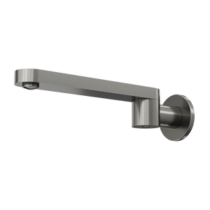 Linsol Corsica S2 Swivel Wall Bath Spout 238mm Gun Metal