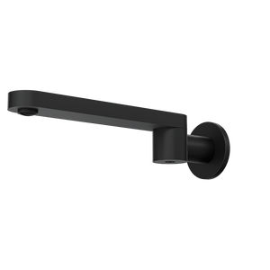 Linsol Corsica S2 Swivel Wall Bath Spout 238mm Matte Black