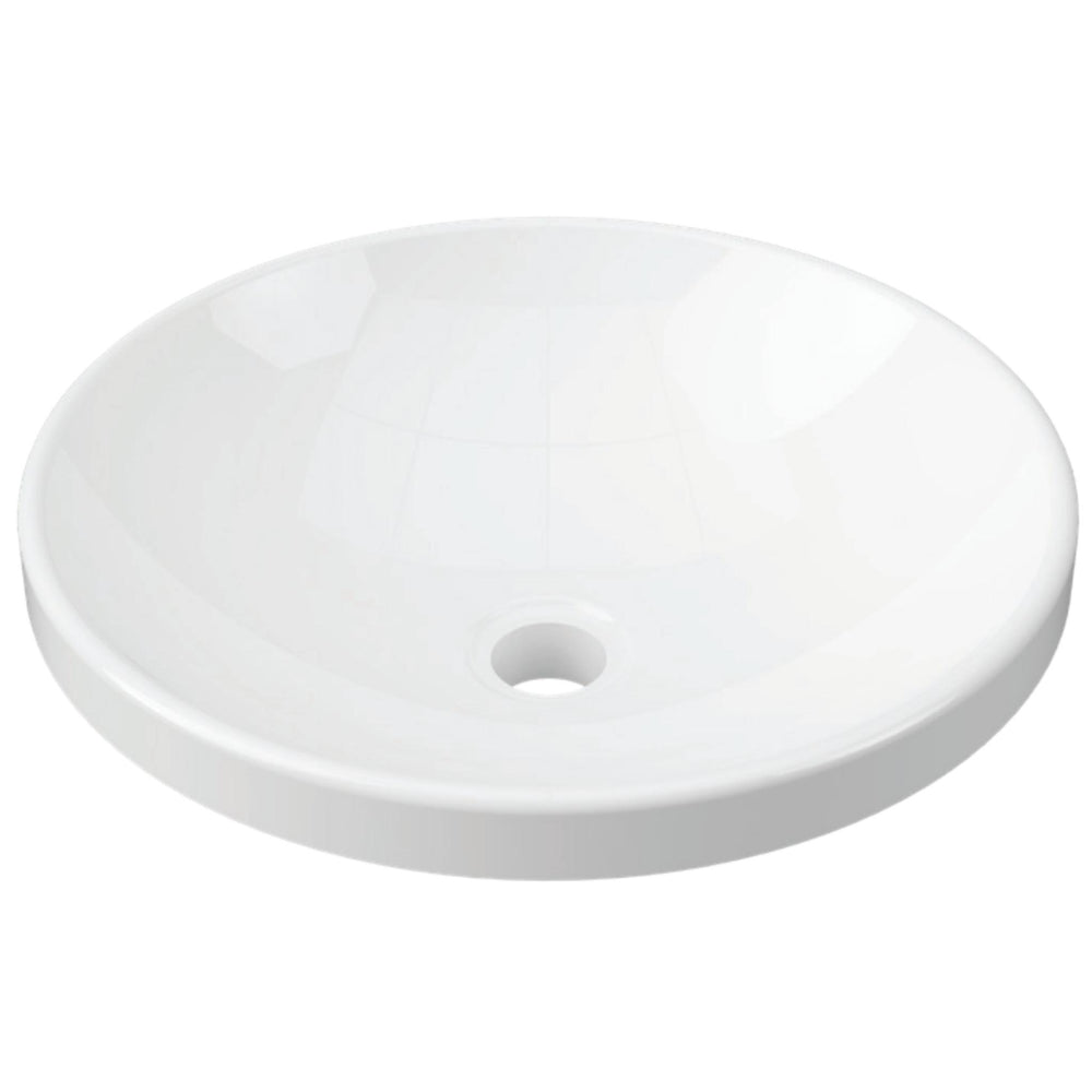 DUROCLASS CORRIDA INSET BASIN GLOSS WHITE 430MM