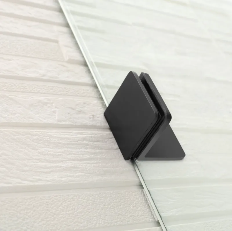COVEY FRAMELESS WALK IN SINGLE PANEL SHOWER SCREEN MATTE BLACK