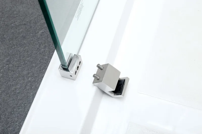 COVEY WALL TO WALL FRAMELESS SINGLE SLIDING DOOR BATH SCREEN CHROME