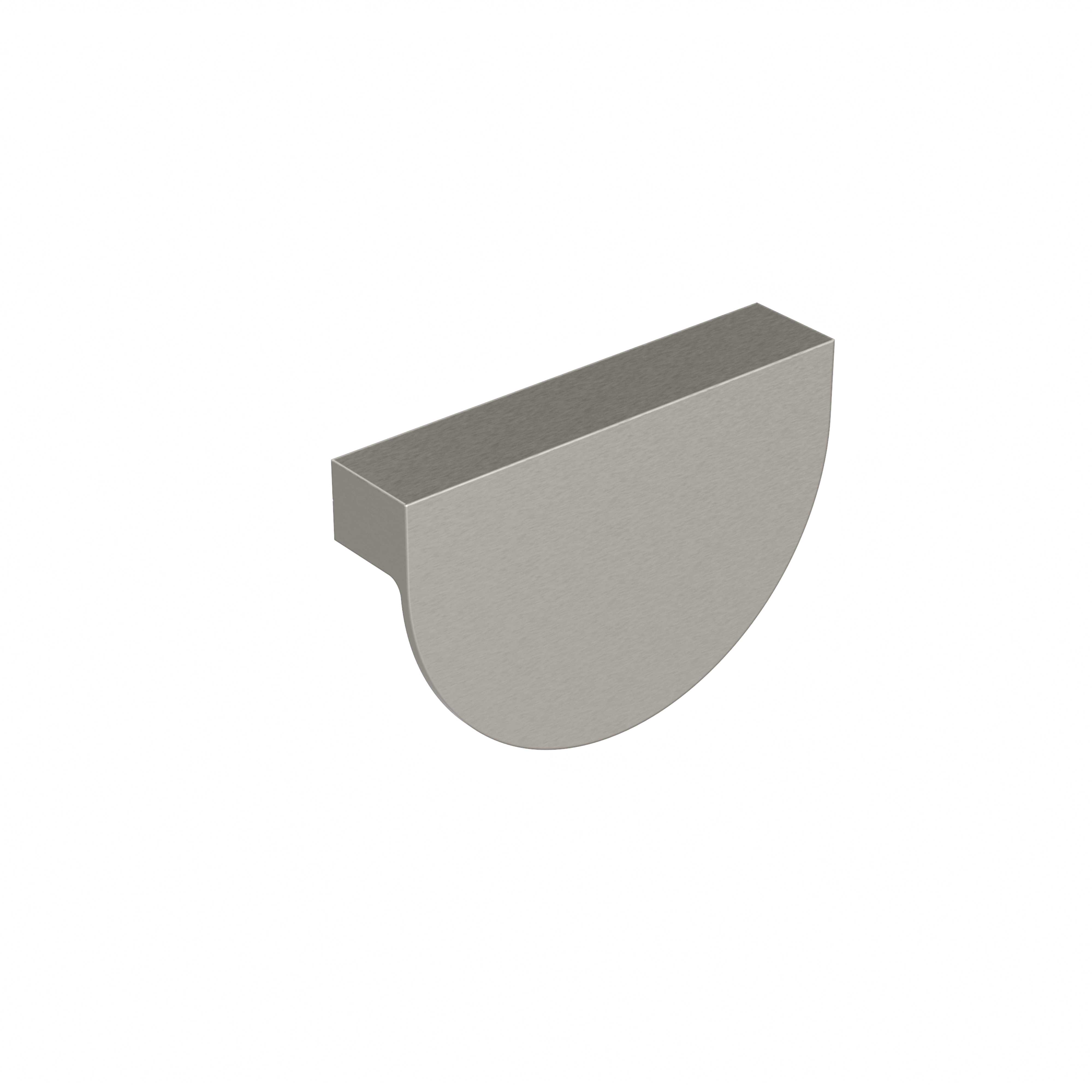 TIMBERLINE CRESCENT HANDLE 96MM BRUSHED NICKEL