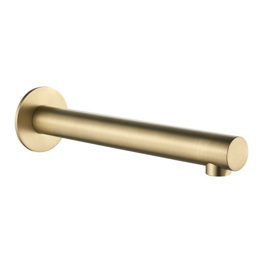 HELLYCAR IDEAL WALL OUTLET 200MM BRUSHED GOLD