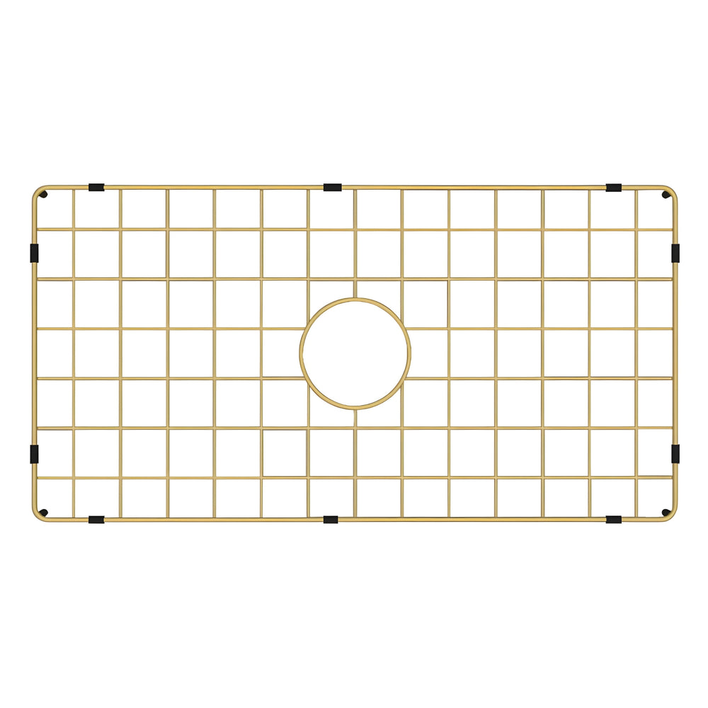 TURNER HASTINGS CUISINE PROTECTIVE STEEL GRID 700MM BRUSHED BRASS