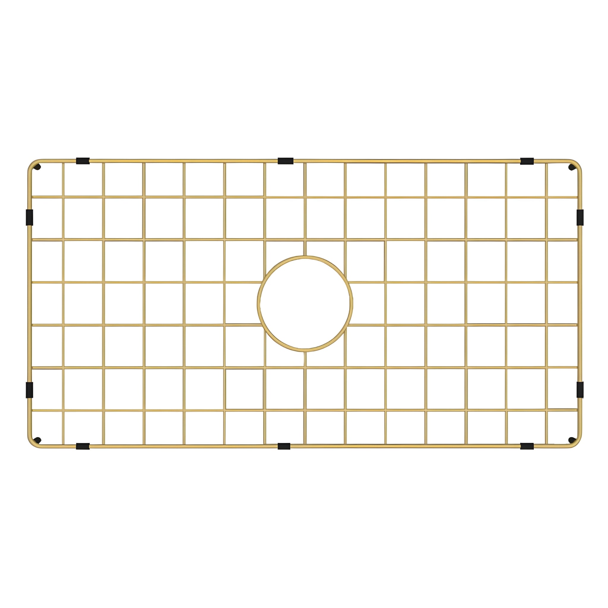 TURNER HASTINGS CUISINE PROTECTIVE STEEL GRID 700MM BRUSHED BRASS