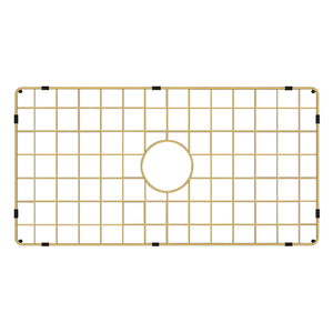 TURNER HASTINGS CUISINE PROTECTIVE STEEL GRID 700MM BRUSHED BRASS
