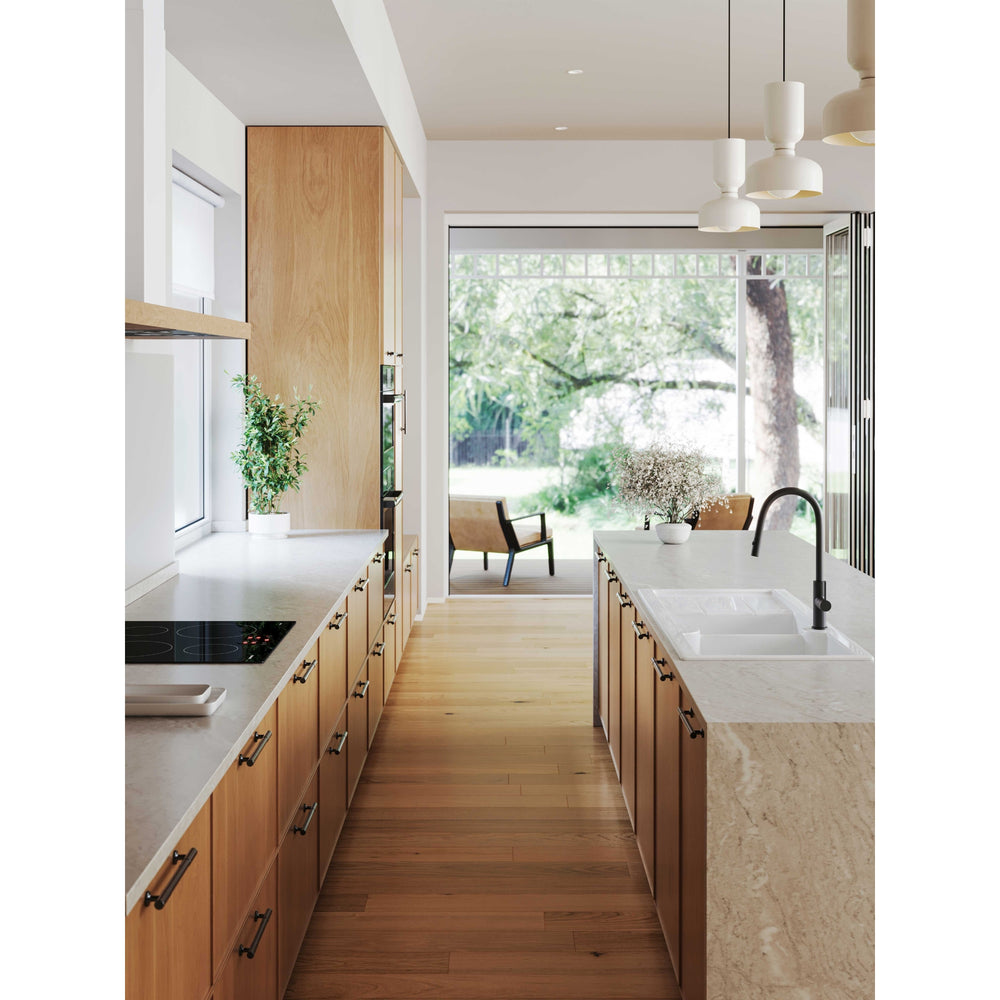 TURNER HASTINGS CUISINE INSET AND UNDERMOUNT FINE FIRECLAY DOUBLE BOWL SINK WITH OVERFLOW, TAPHOLE AND DRAINER GLOSS WHITE 1160MM