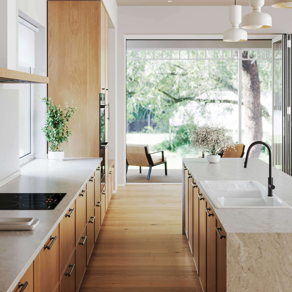 TURNER HASTINGS CUISINE INSET AND UNDERMOUNT FINE FIRECLAY SINK WITH DRAINER GLOSS WHITE 1160MM