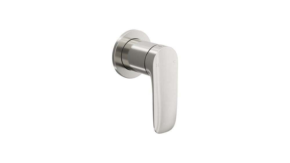 LINSOL CURVA WALL MIXER 124MM BRUSHED NICKEL - Alternate View