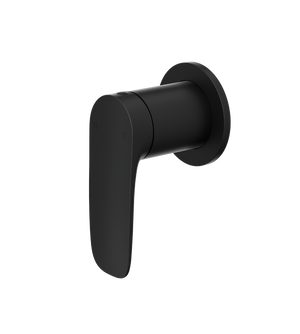 LINSOL CURVA WALL MIXER 124MM MATTE BLACK