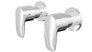 LINSOL CURVA WALL TOP ASSEMBLIES 87MM CHROME