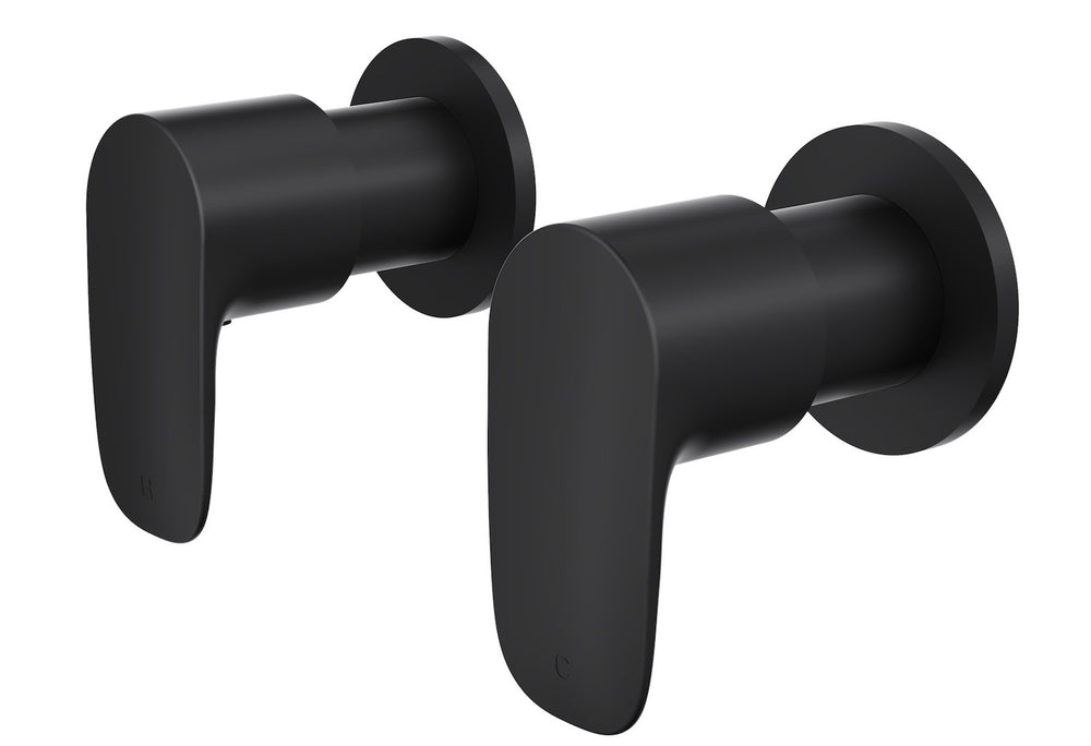 LINSOL CURVA WALL TOP ASSEMBLIES 87MM MATTE BLACK