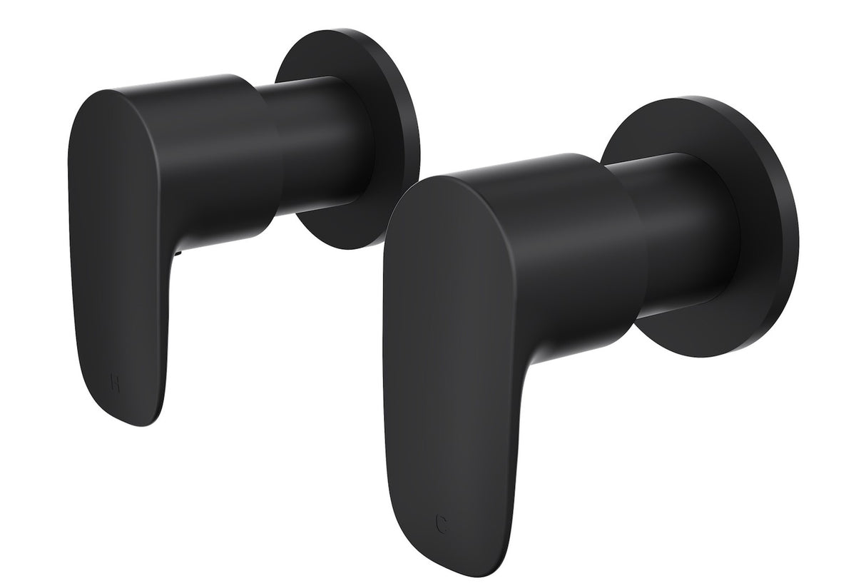 LINSOL CURVA WALL TOP ASSEMBLIES 87MM MATTE BLACK