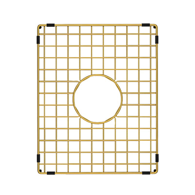 TURNER HASTINGS COVE STAINLESS STEEL GRID 380MM BRUSHED BRASS