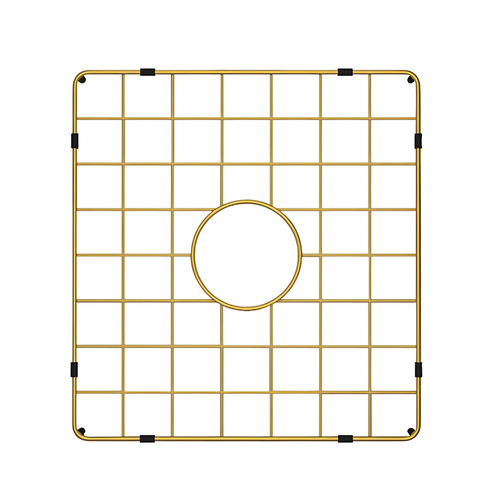 TURNER HASTINGS COVE STAINLESS STEEL GRID 405MM BRUSHED BRASS