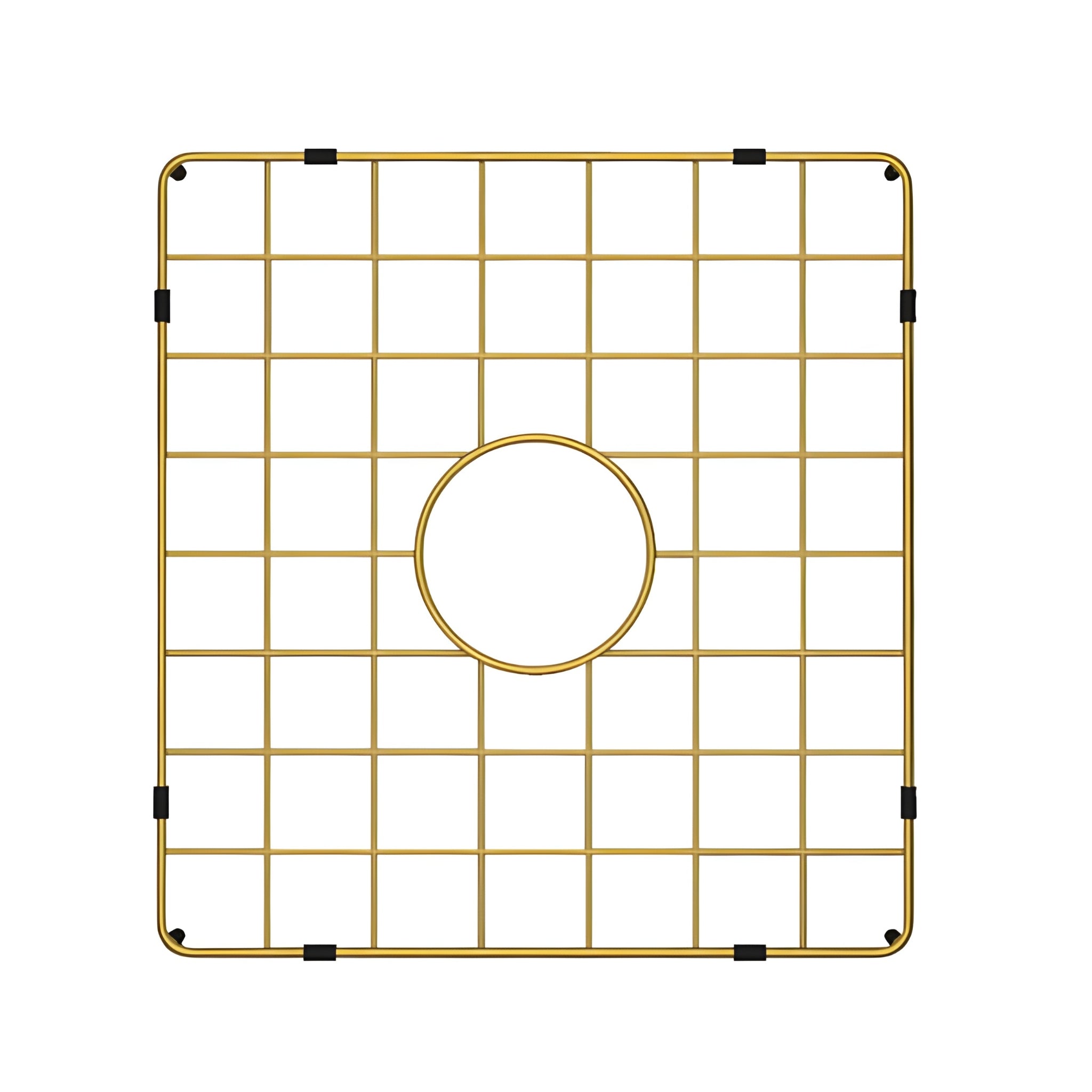TURNER HASTINGS COVE STAINLESS STEEL GRID 405MM BRUSHED BRASS