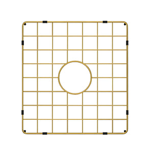 TURNER HASTINGS COVE STAINLESS STEEL GRID 405MM BRUSHED BRASS