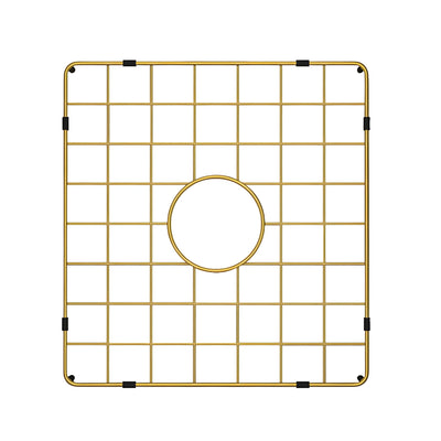 TURNER HASTINGS COVE STAINLESS STEEL GRID 405MM BRUSHED BRASS